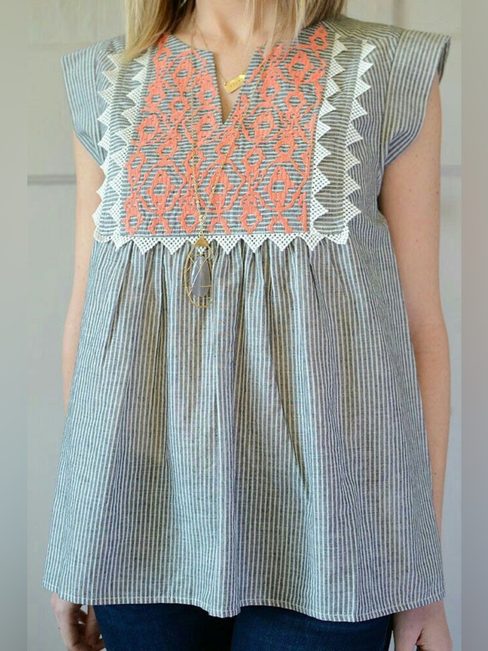 THML | Embroidered Top